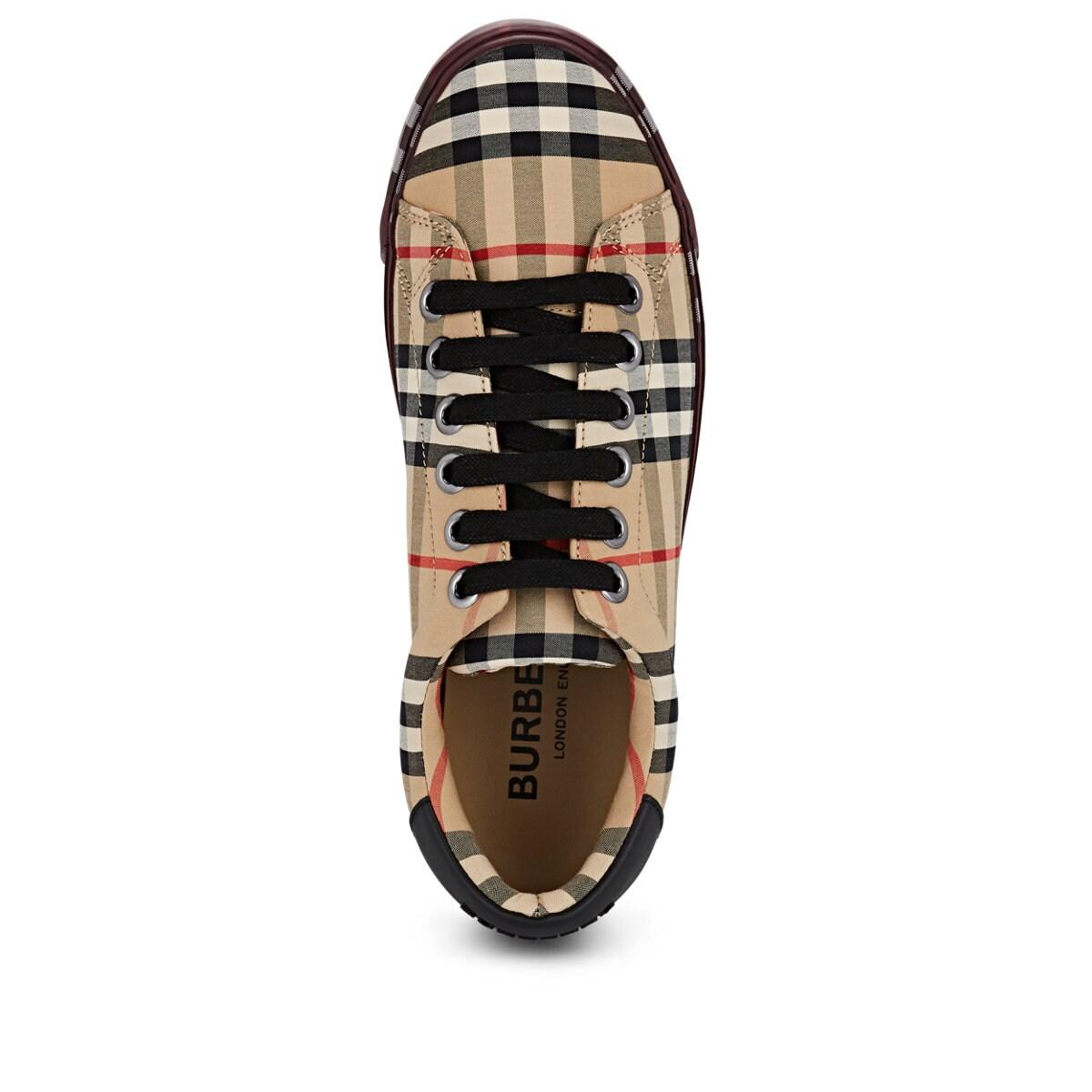 Burberry Canvas Sneakers In Beige (natural) - Lyst