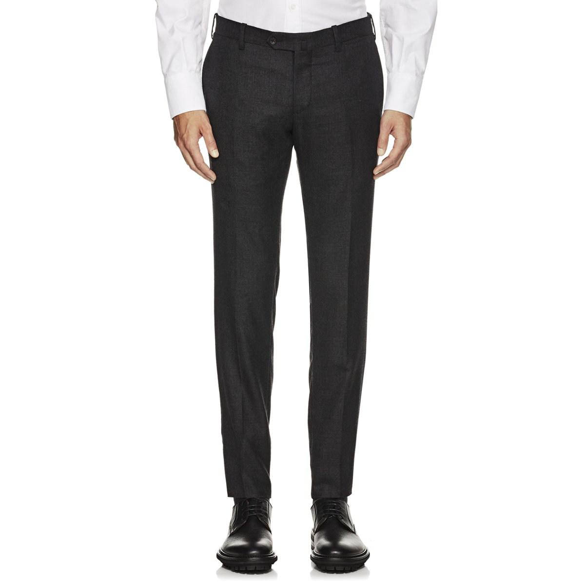 Marco Pescarolo Cashmere Twill Trousers in Charcoal (Gray) for Men - Lyst