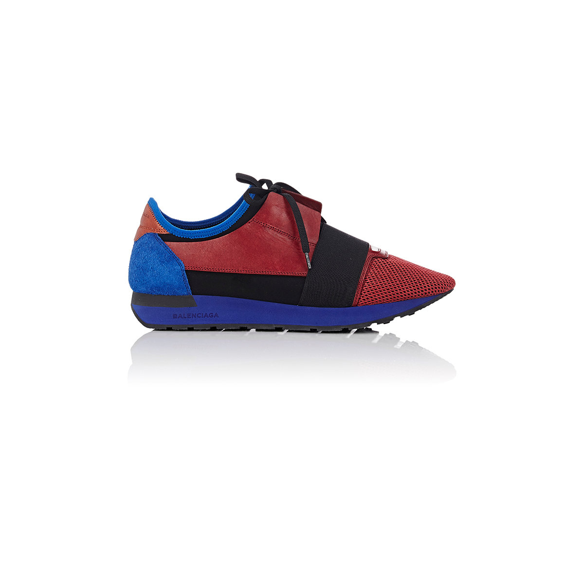 blue and red balenciaga runners