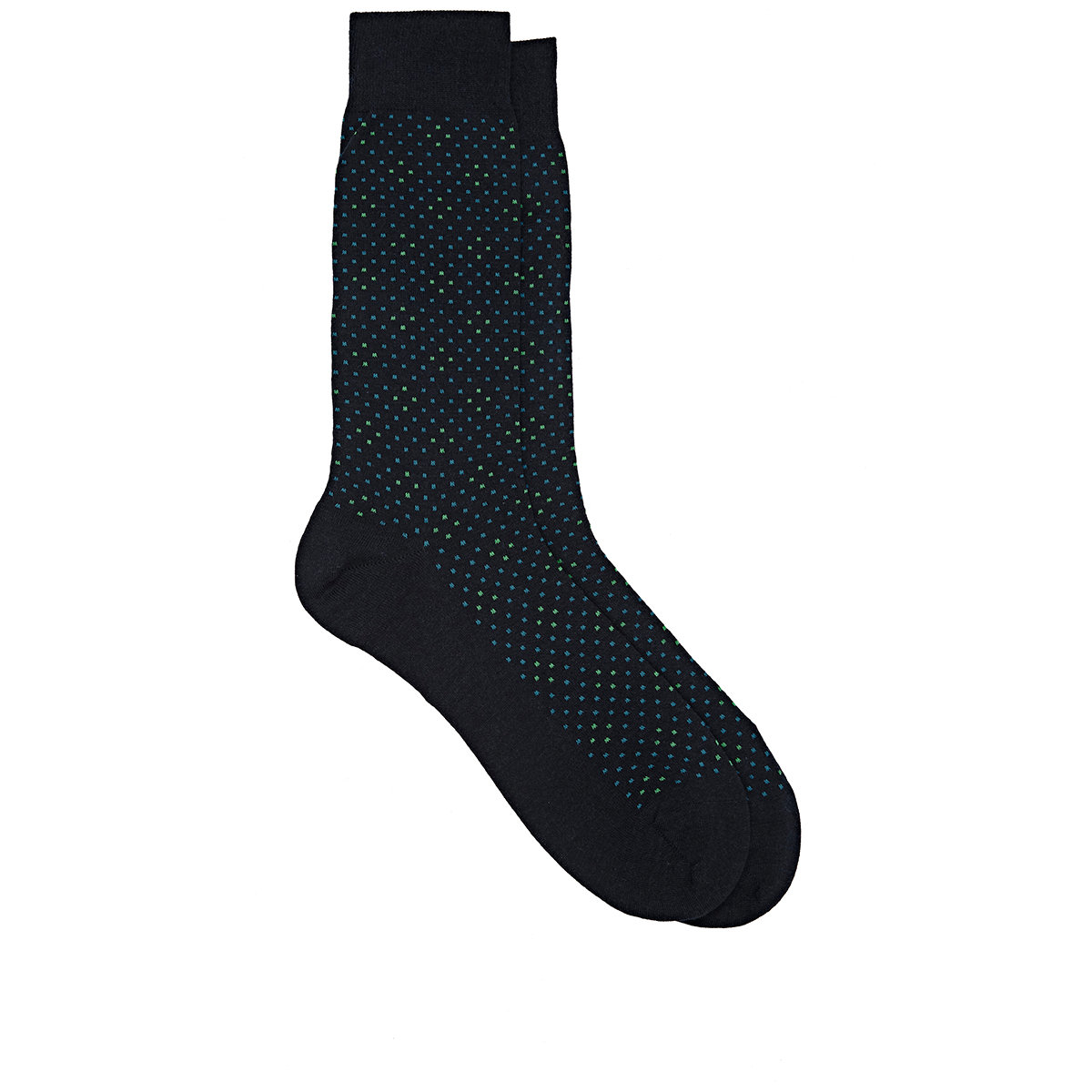 Lyst - Barneys New York Polka Dot Wool-blend Mid-calf ...