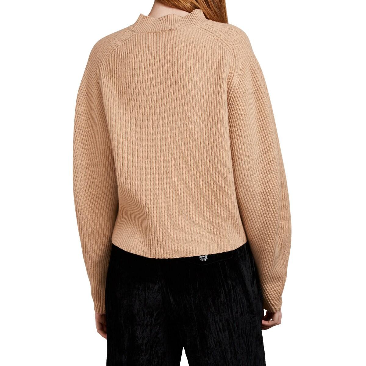 light brown crewneck sweatshirt