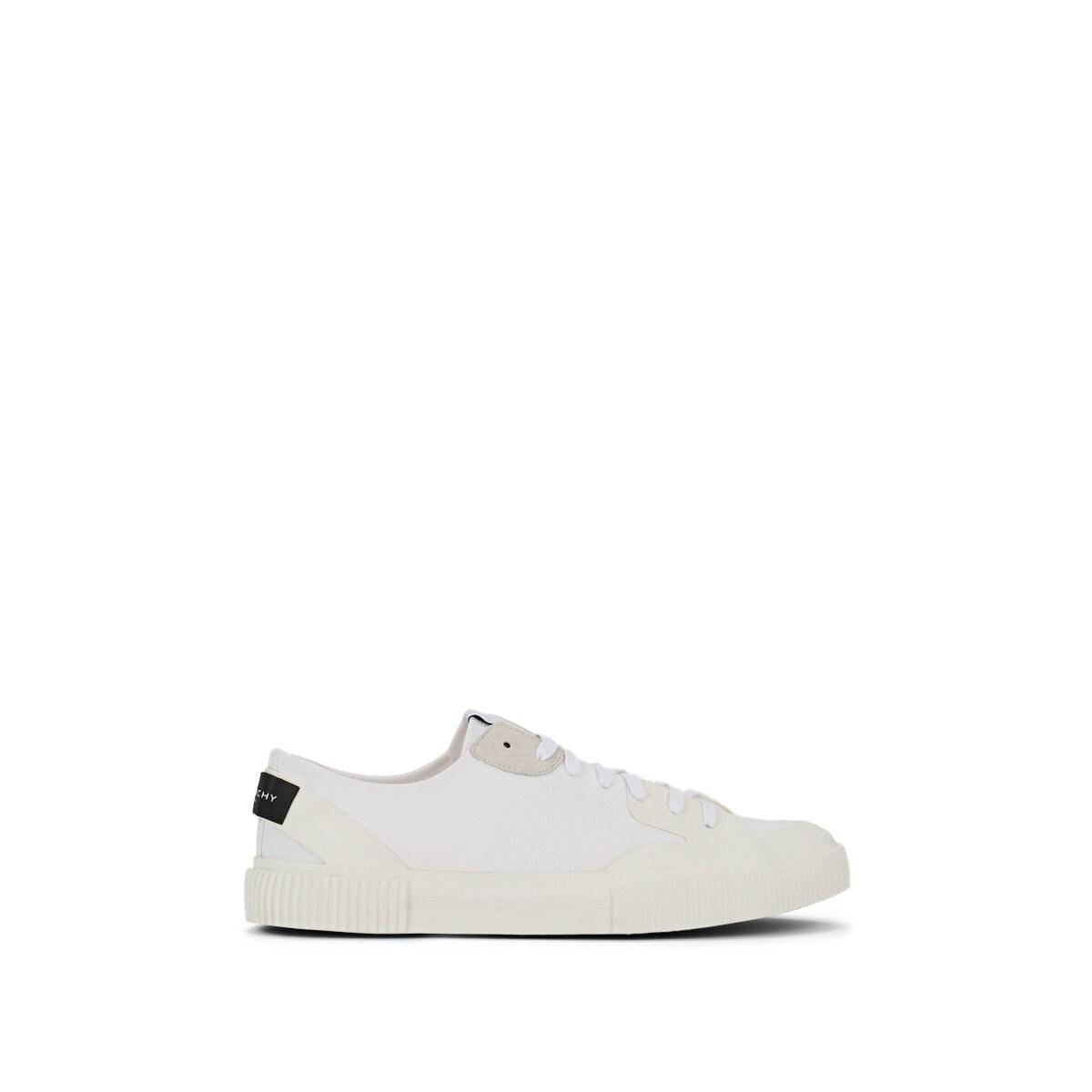givenchy chain tennis light low sneakers in canvas