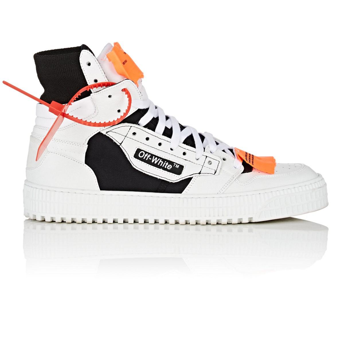 Off-White c/o Virgil Abloh 3.0 Leather & Canvas Sneakers in White for ...