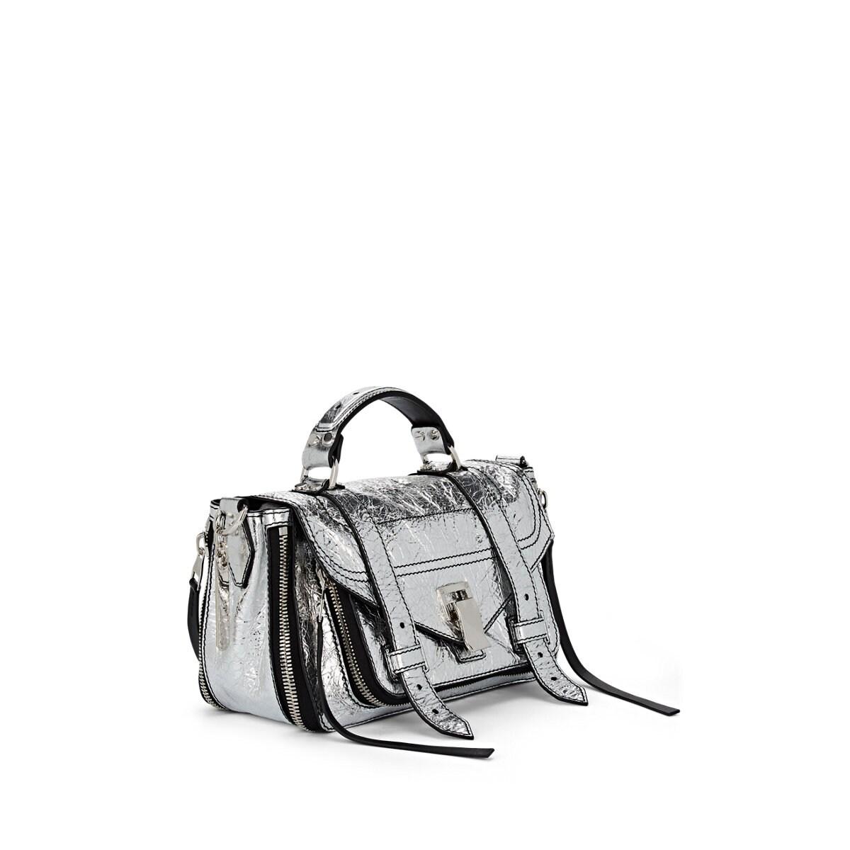 proenza schouler metallic bag