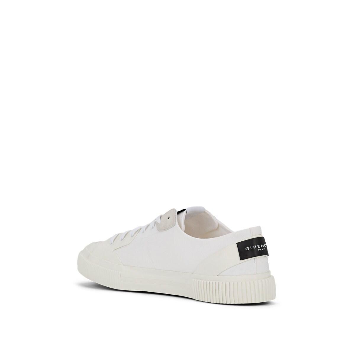 givenchy chain tennis light low sneakers in canvas
