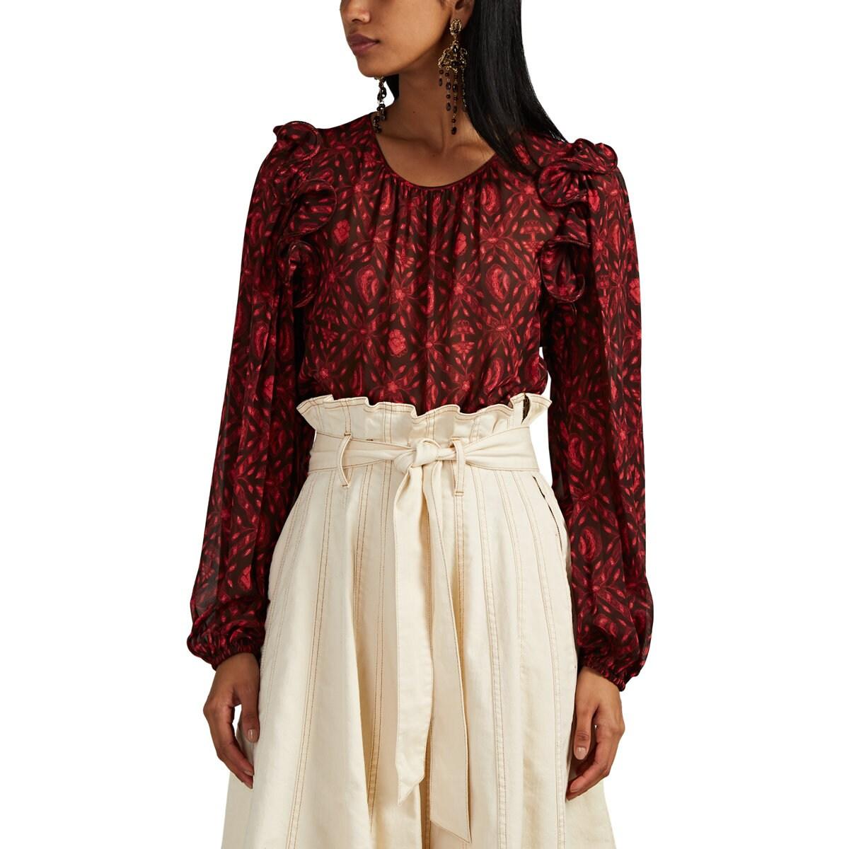 ulla johnson oona blouse