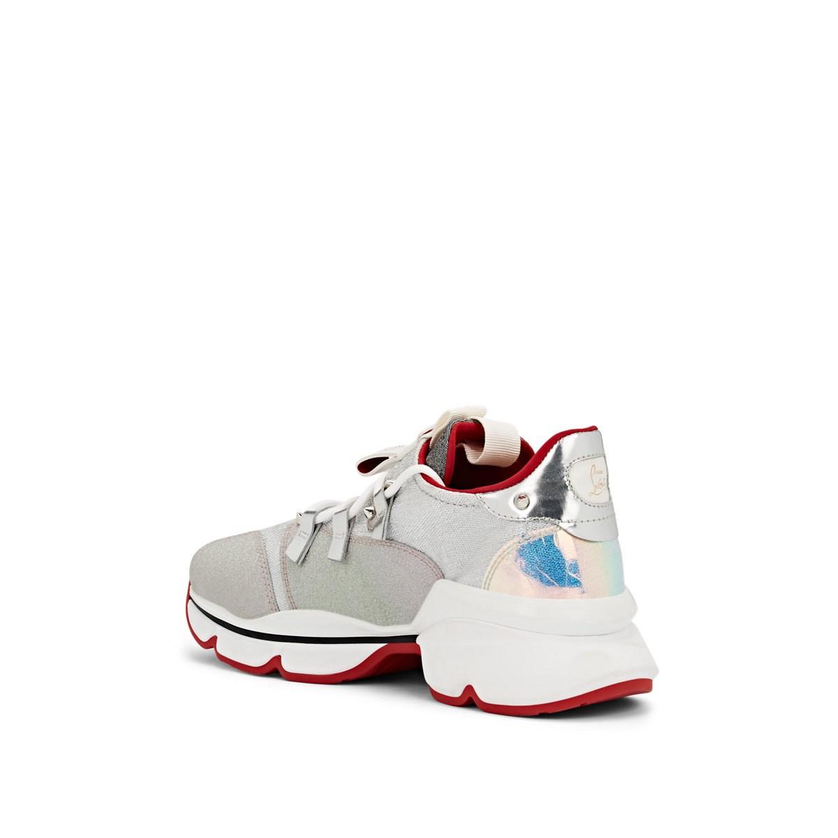 louboutin red runner flat