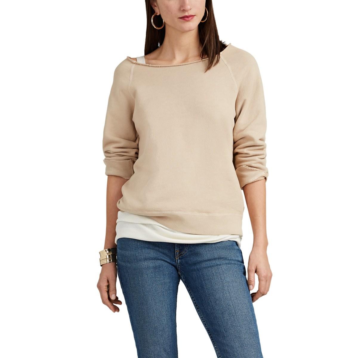 nili lotan tiara v neck sweatshirt