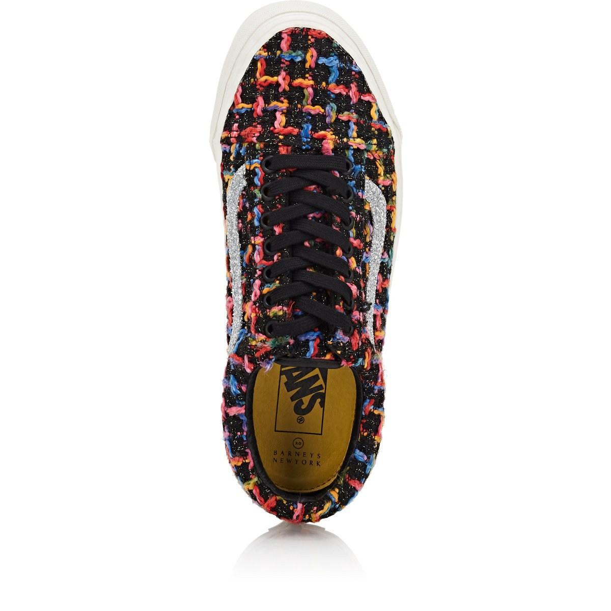 vans women's og old skool lx tweed sneakers