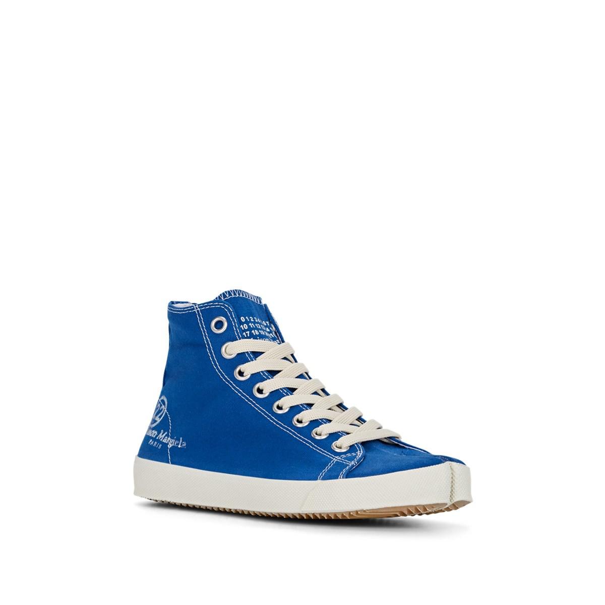 Maison Margiela Tabi Canvas Sneakers in Blue - Lyst