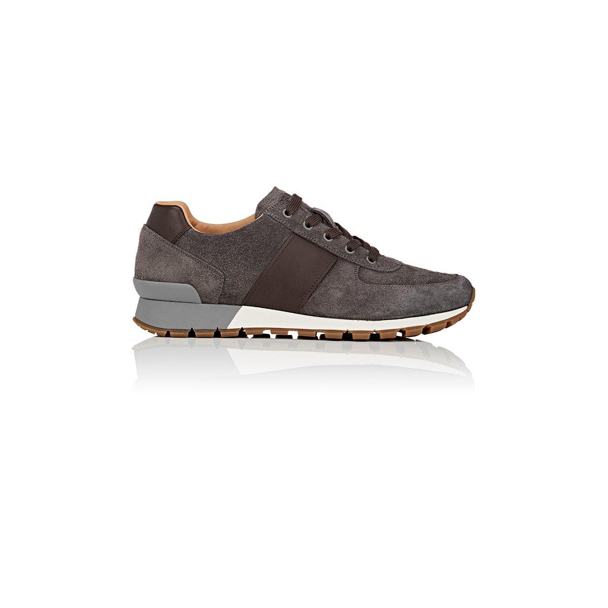 suede prada sneakers