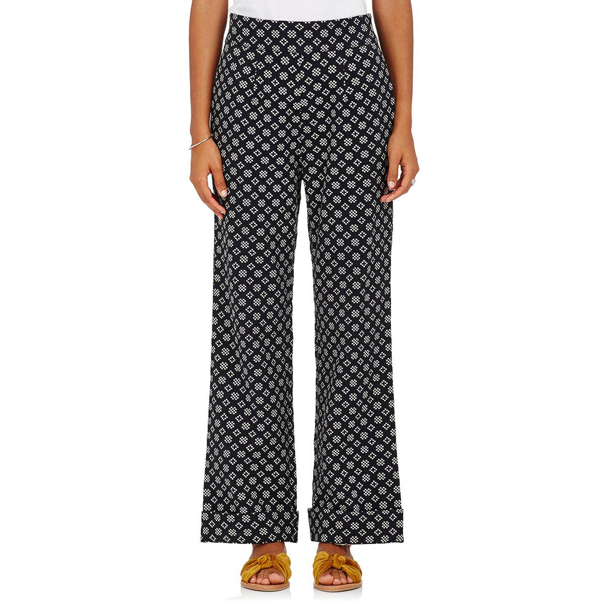 Lyst - Ace & Jig Annie Folkloric Cotton Pants in Black
