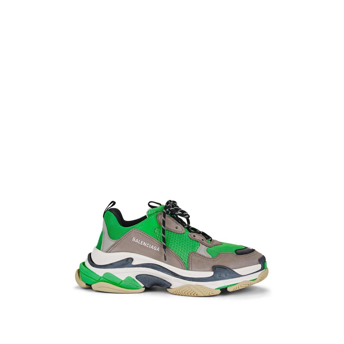 mens grey balenciaga sneakers