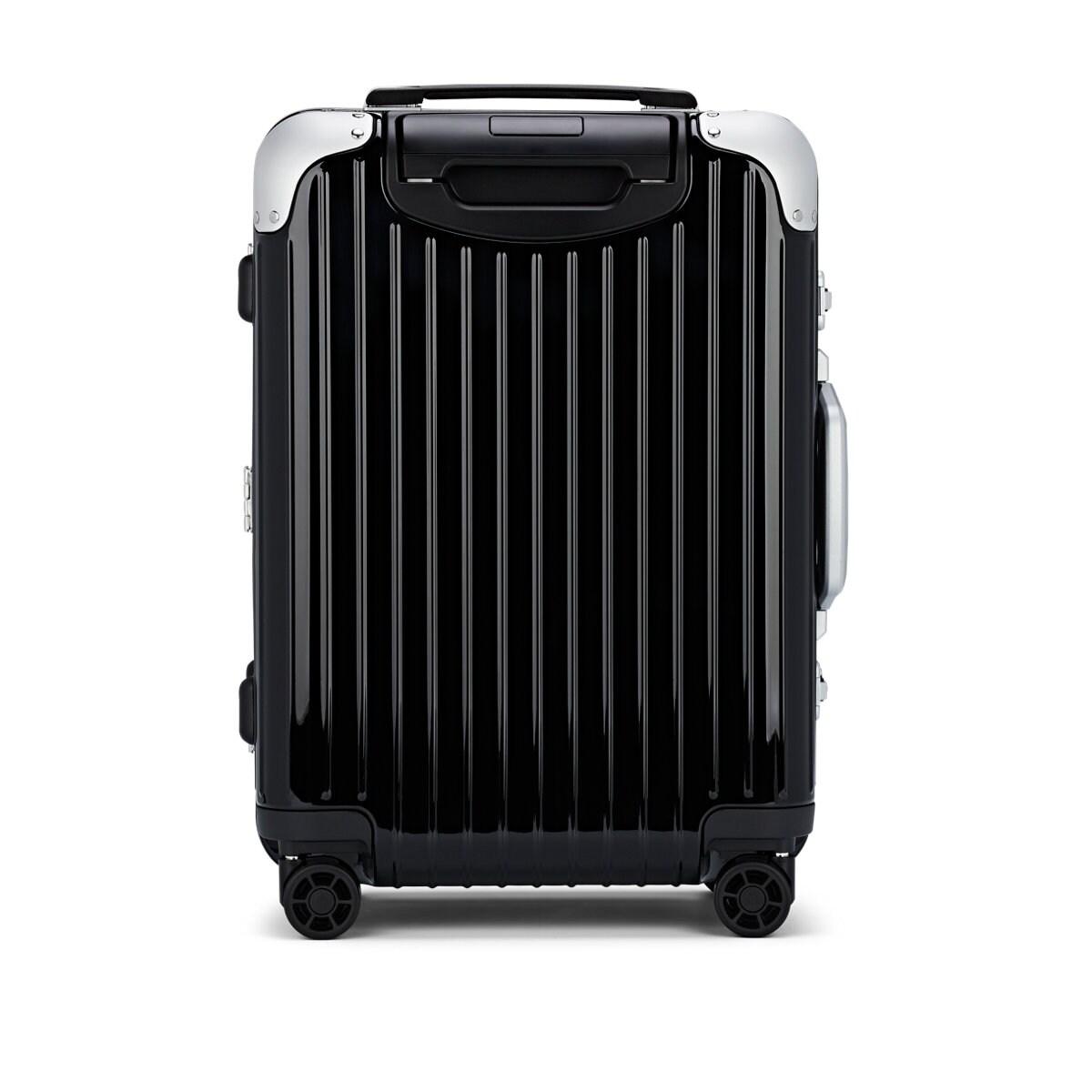 Rimowa Leather Hybrid Checkin M luggage in Black for Men Lyst