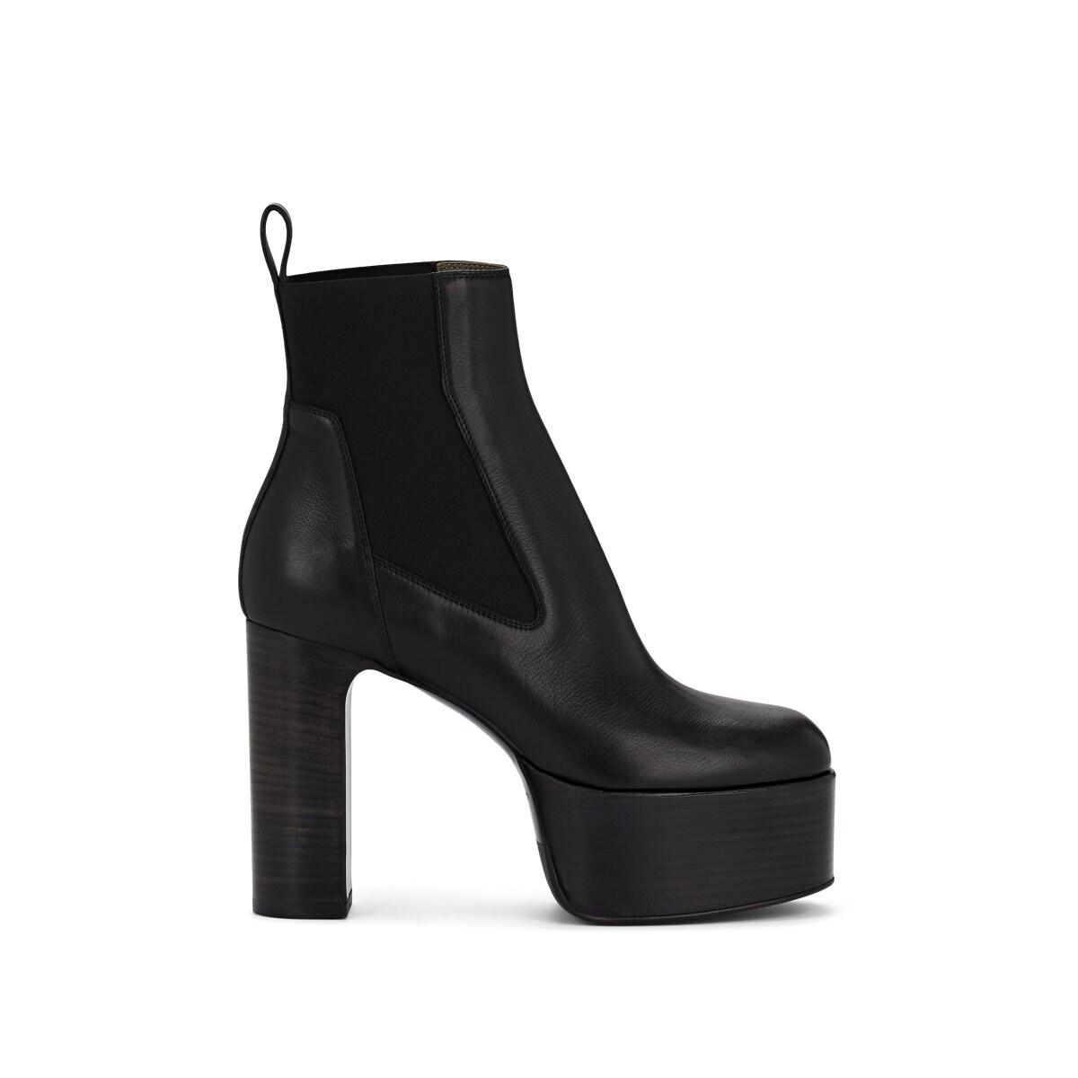 Rick Owens Leather Kiss 125mm Ankle Boots in Black - Save 11% - Lyst