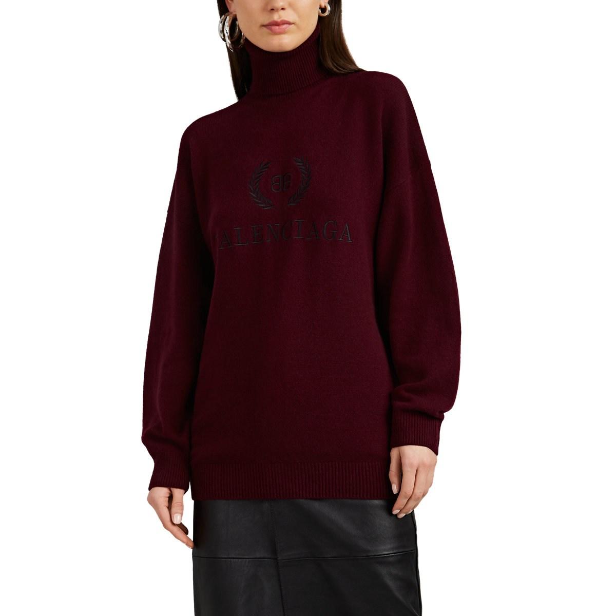 balenciaga wool pullover