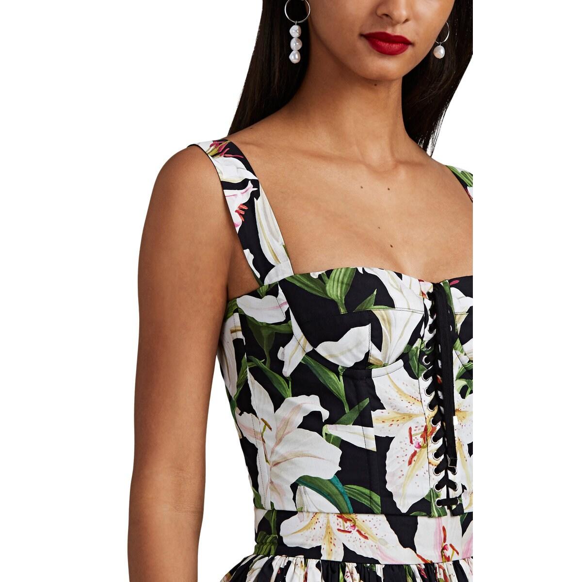 dolce and gabbana lily print