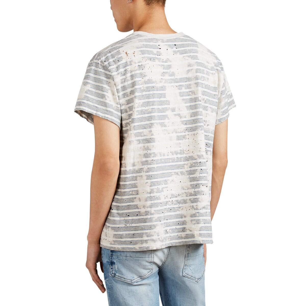 bleached striped shirt