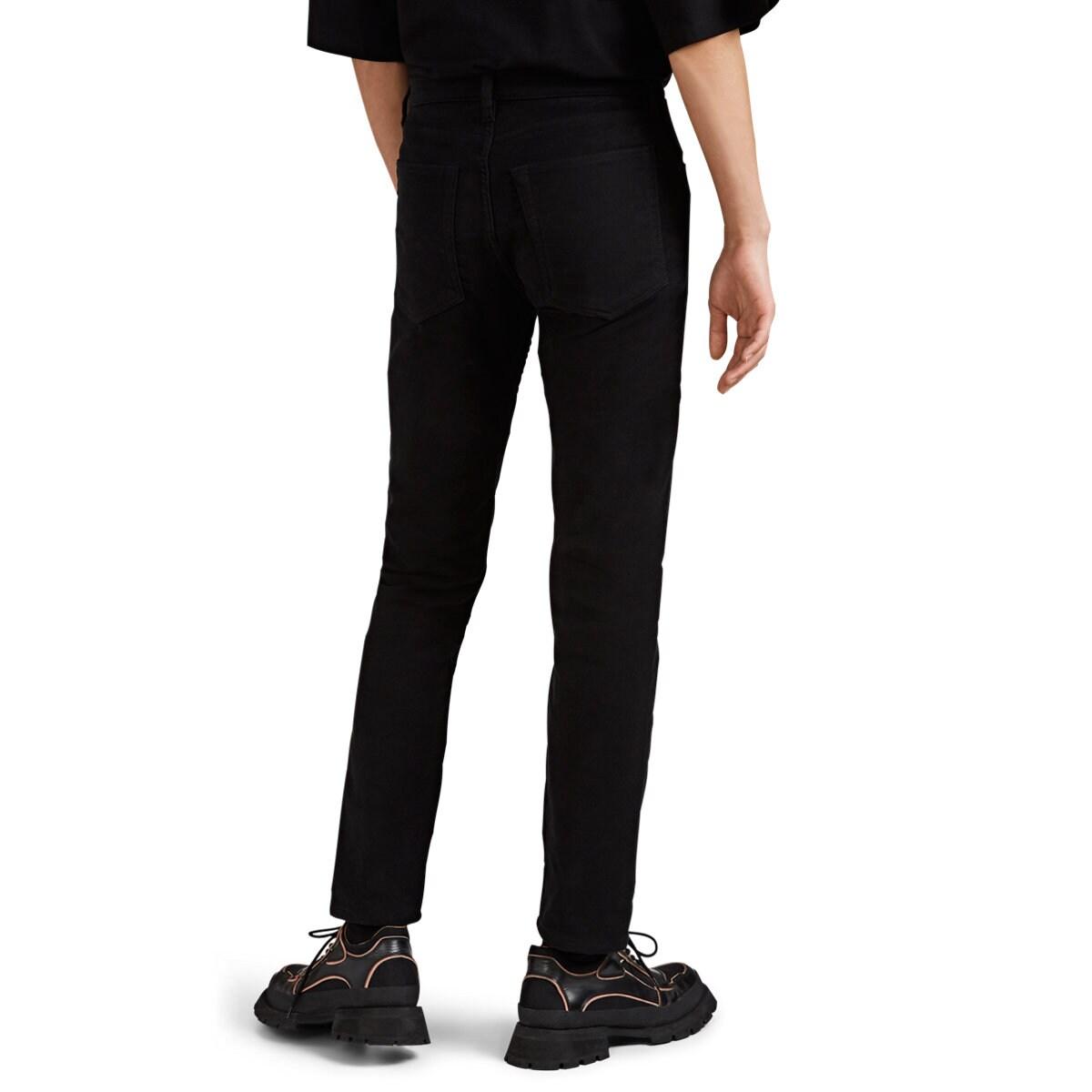 Jil Sander Denim Moleskin Slim Jeans in Black for Men Lyst