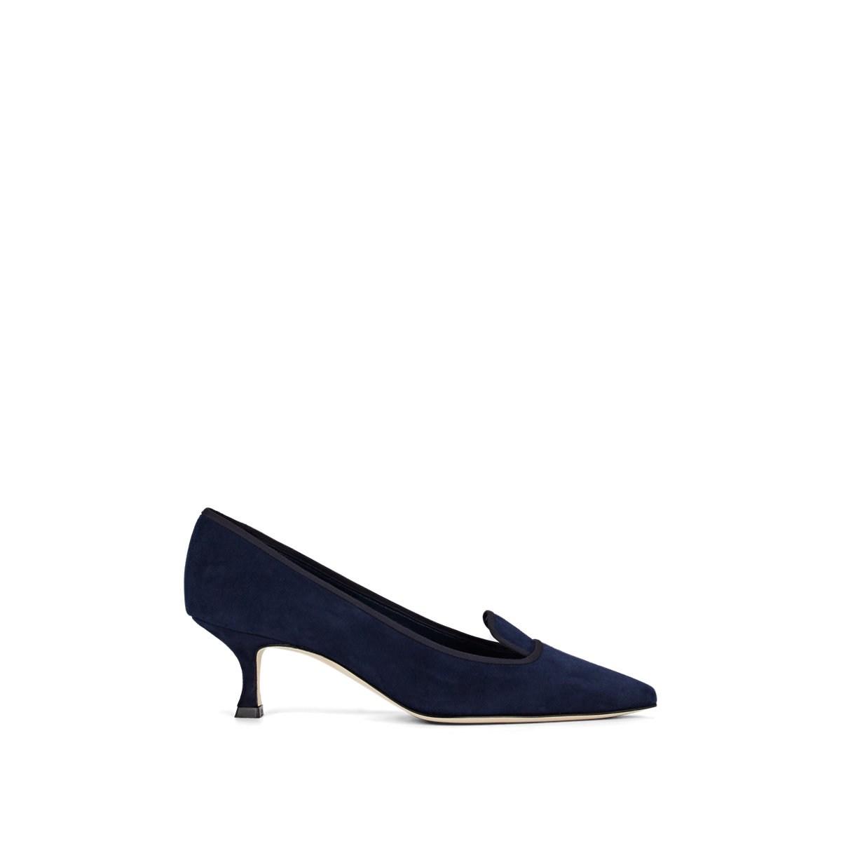 manolo blahnik navy