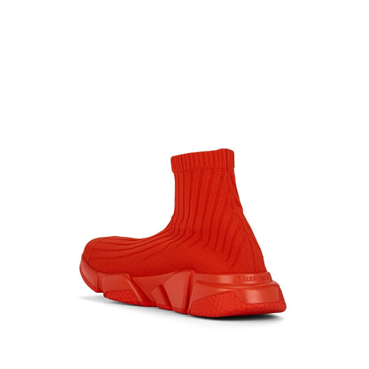 balenciaga slip on red white