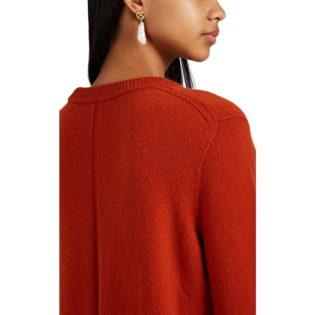 The Row Sibina Wool-cashmere Sweater in Rust (Red) - Lyst