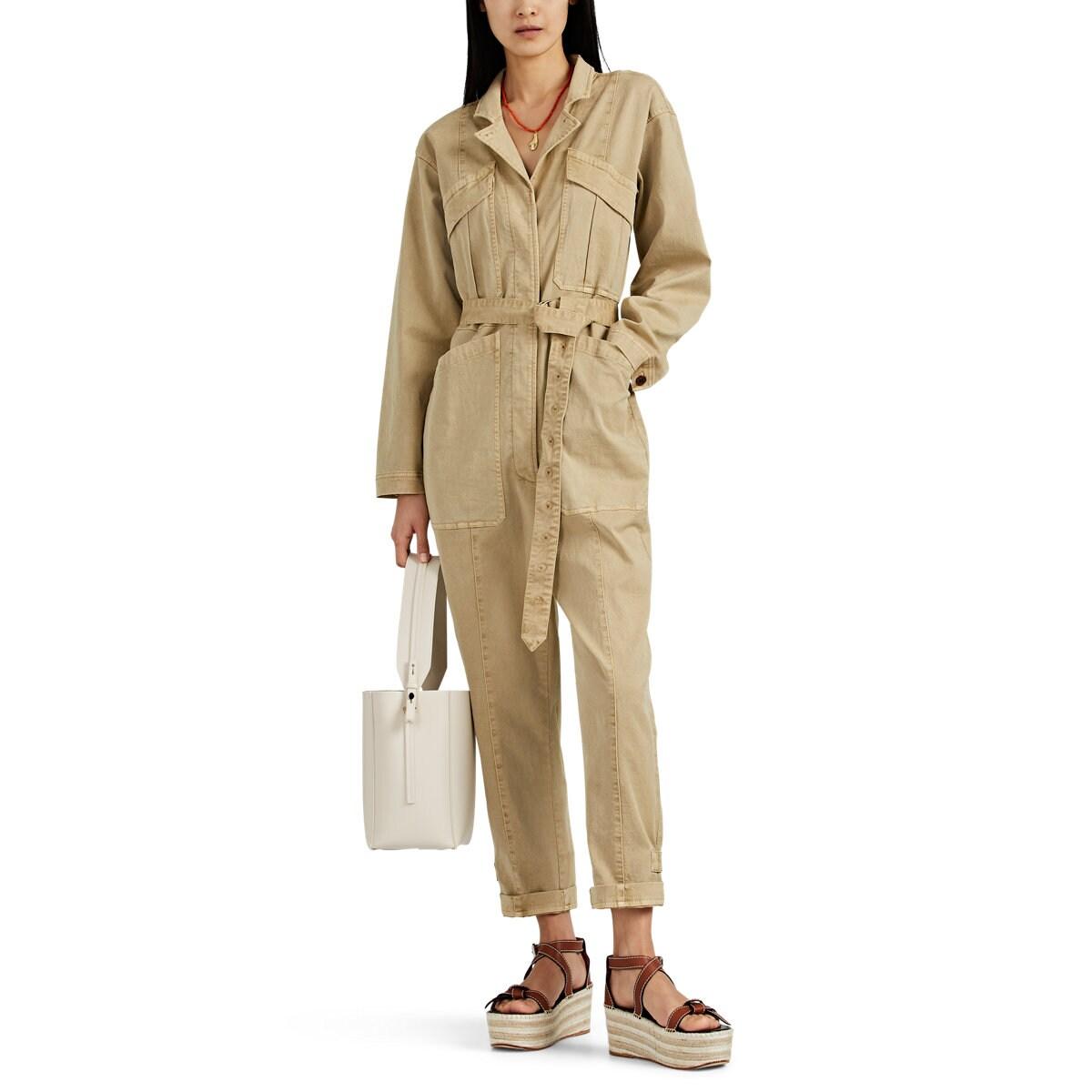 Alex Mill Expedition Belted Jumpsuit in Beige (Natural) - Lyst