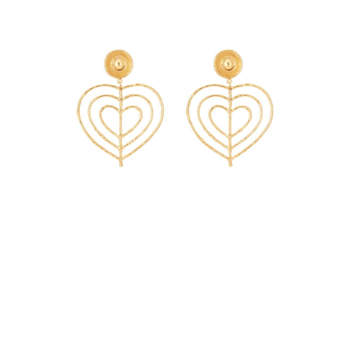 Sylvia Toledano Valentine Drop Earrings in Gold (Metallic) - Lyst