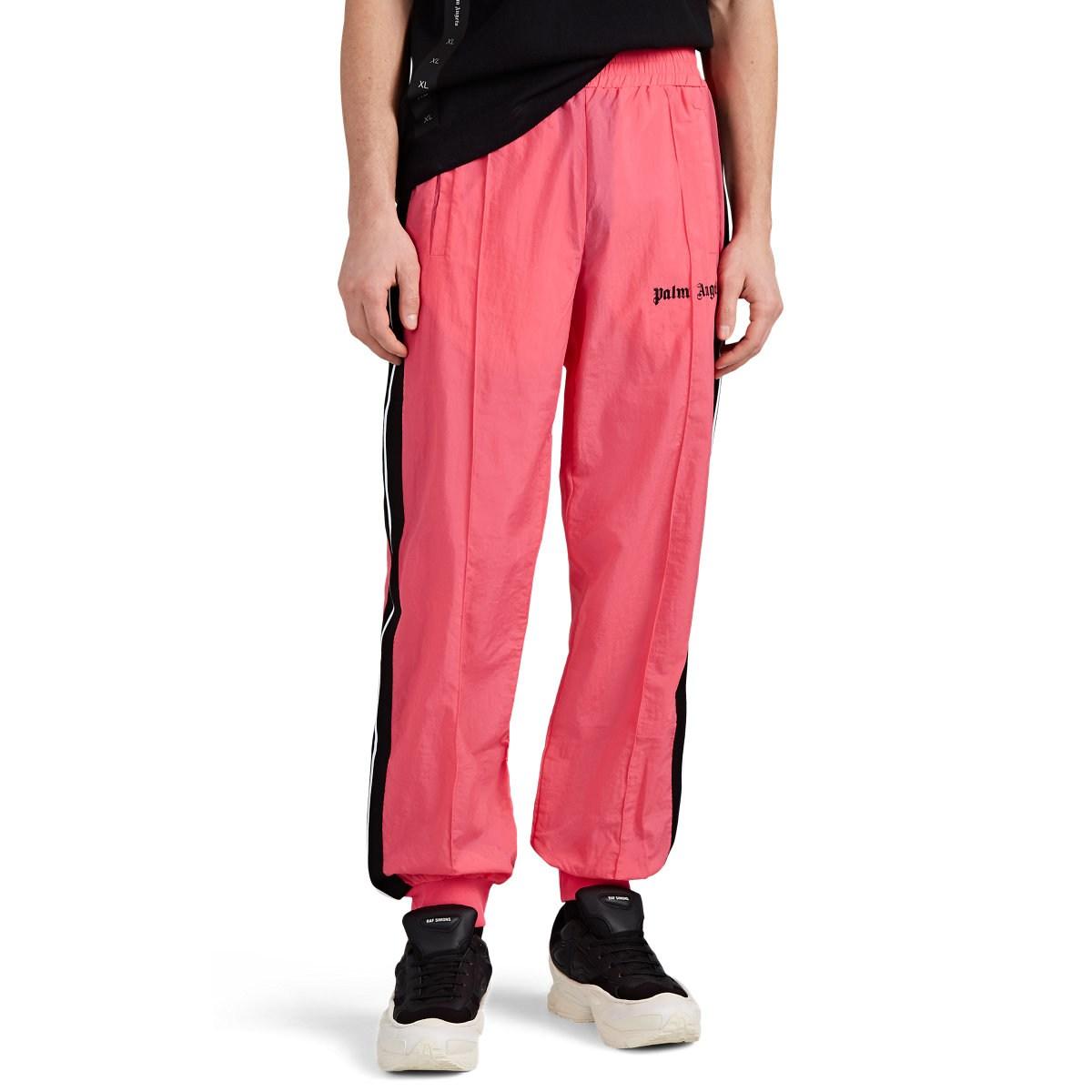 Palm Angels Synthetic Logo Track Pants in Pink for Men - Lyst