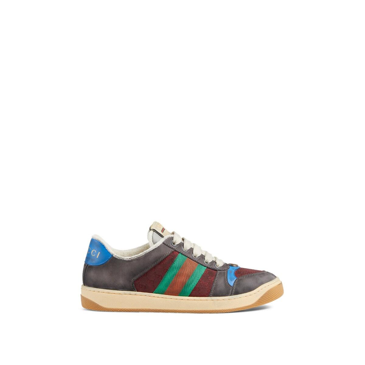 gucci screener leather sneaker