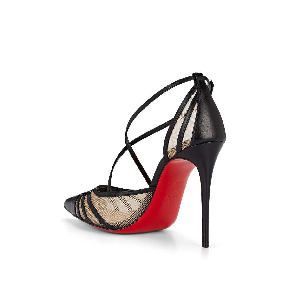 christian louboutin mesh shoes