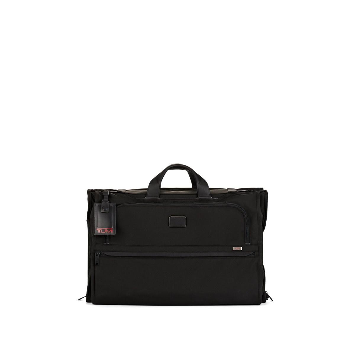 Tumi Alpha 3 Garment Bag Trifold Carryon Black IUCN Water