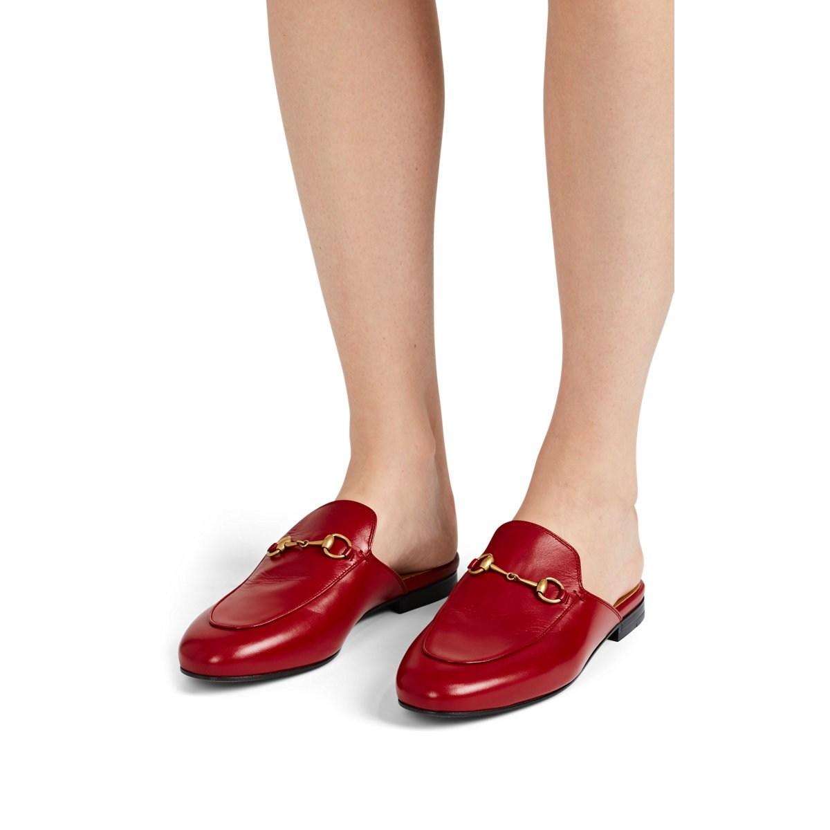 gucci red slippers