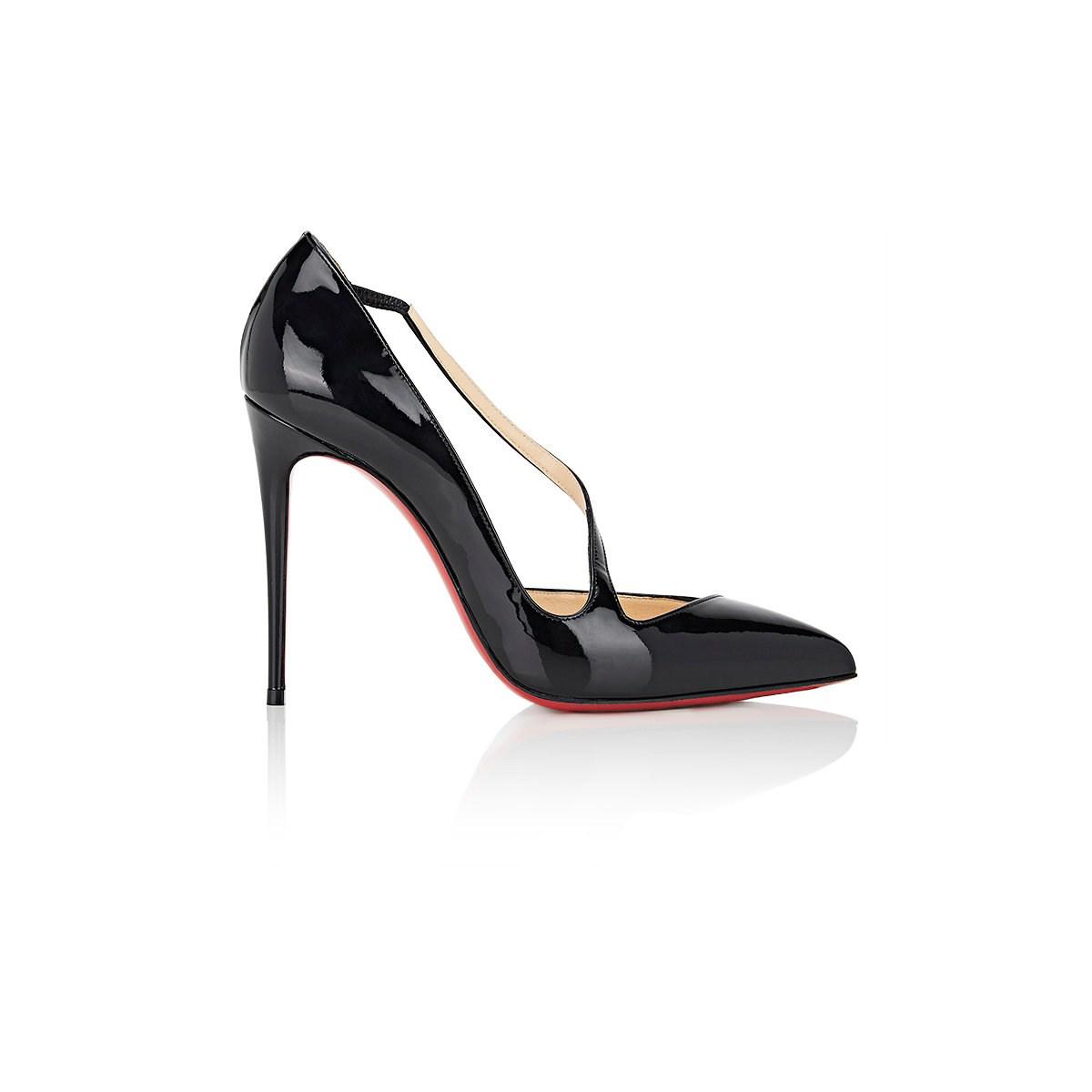 Christian Louboutin Jumping 85 Patent Leather Pumps in Black - Lyst
