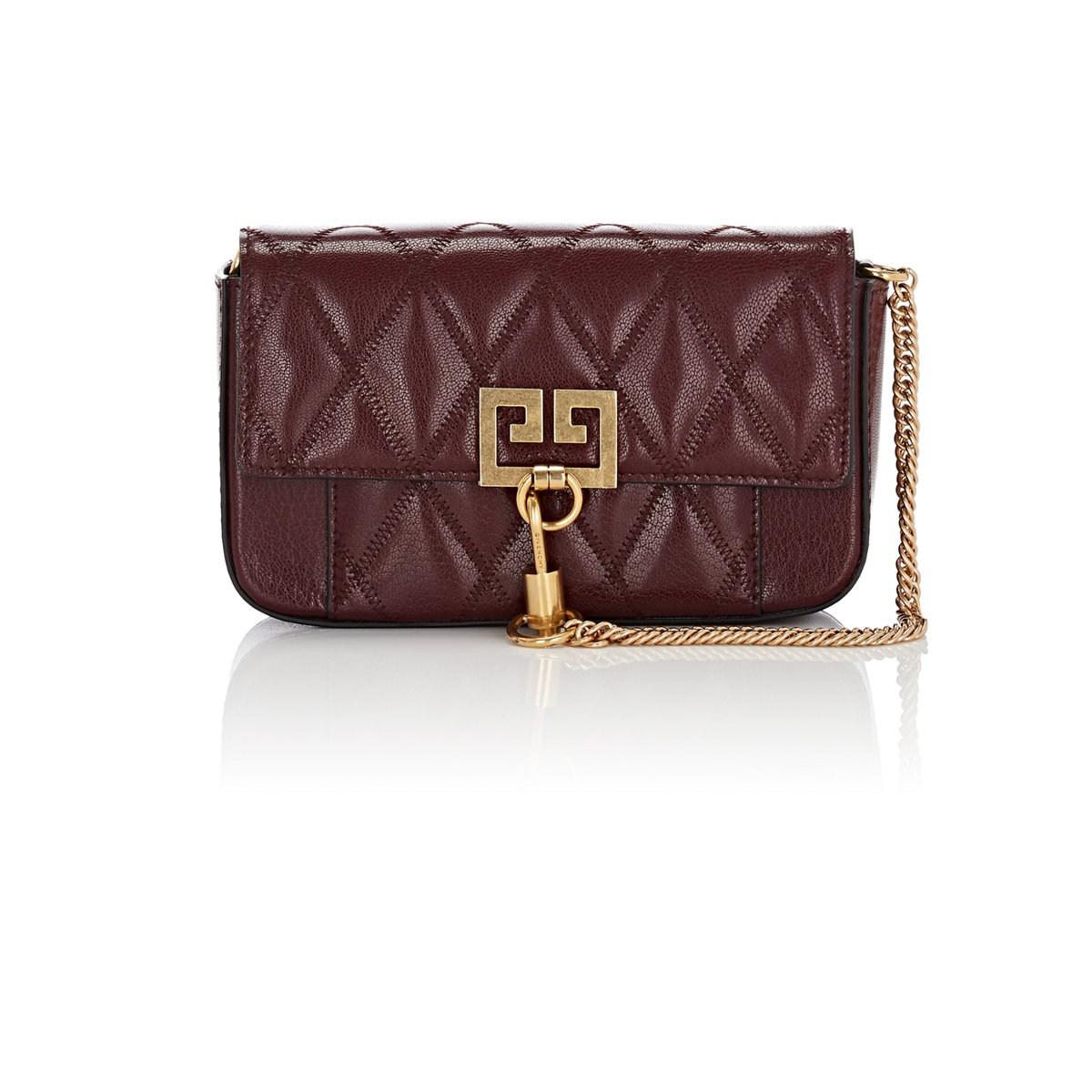 Givenchy Pocket Mini Leather Crossbody Bag in md. Red (Red) - Lyst