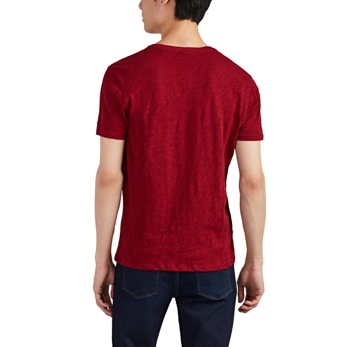 ATM Slub Cotton Tshirt in Red for Men Lyst