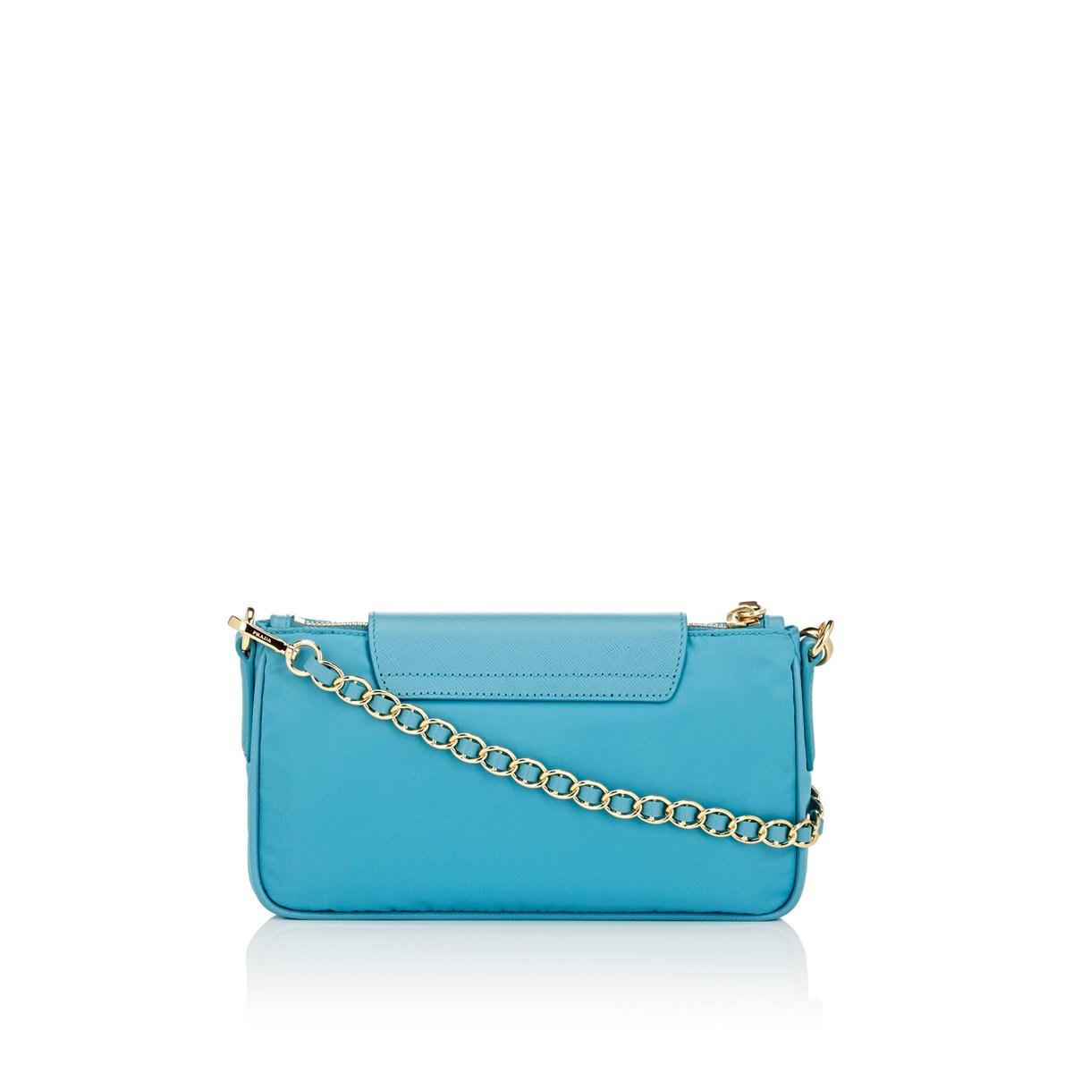 Prada Leathertrimmed Shopper Tote Bag