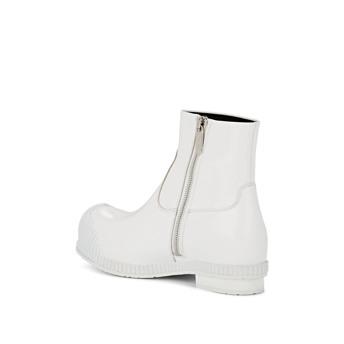 calvin klein 205w39nyc dense spazzolato leather boots