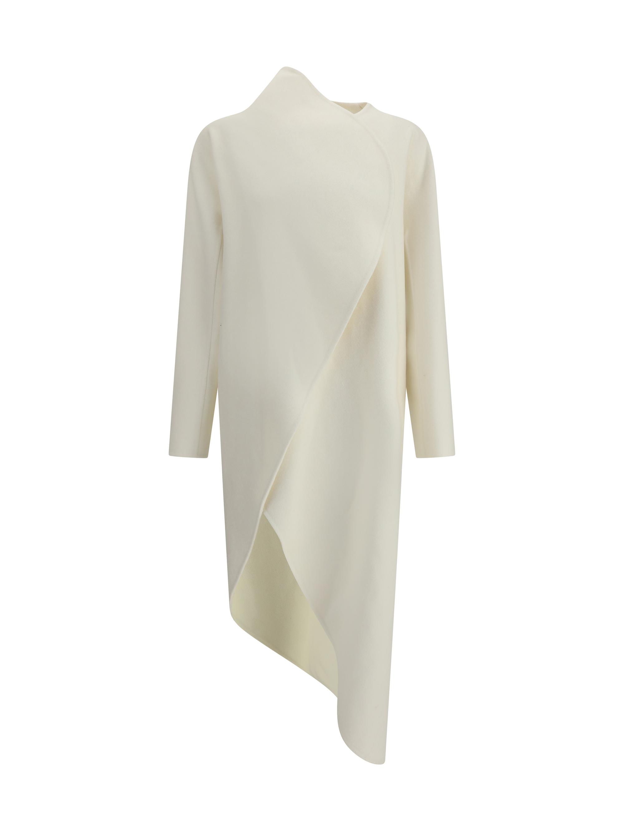 Alaïa Alaã¯A Wrap Robe Coat in White | Lyst