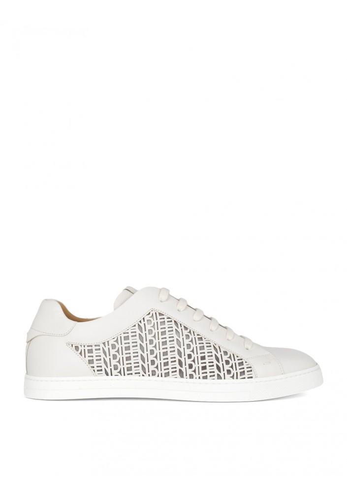 Fendi Leather Sneakers in White for Men - Lyst