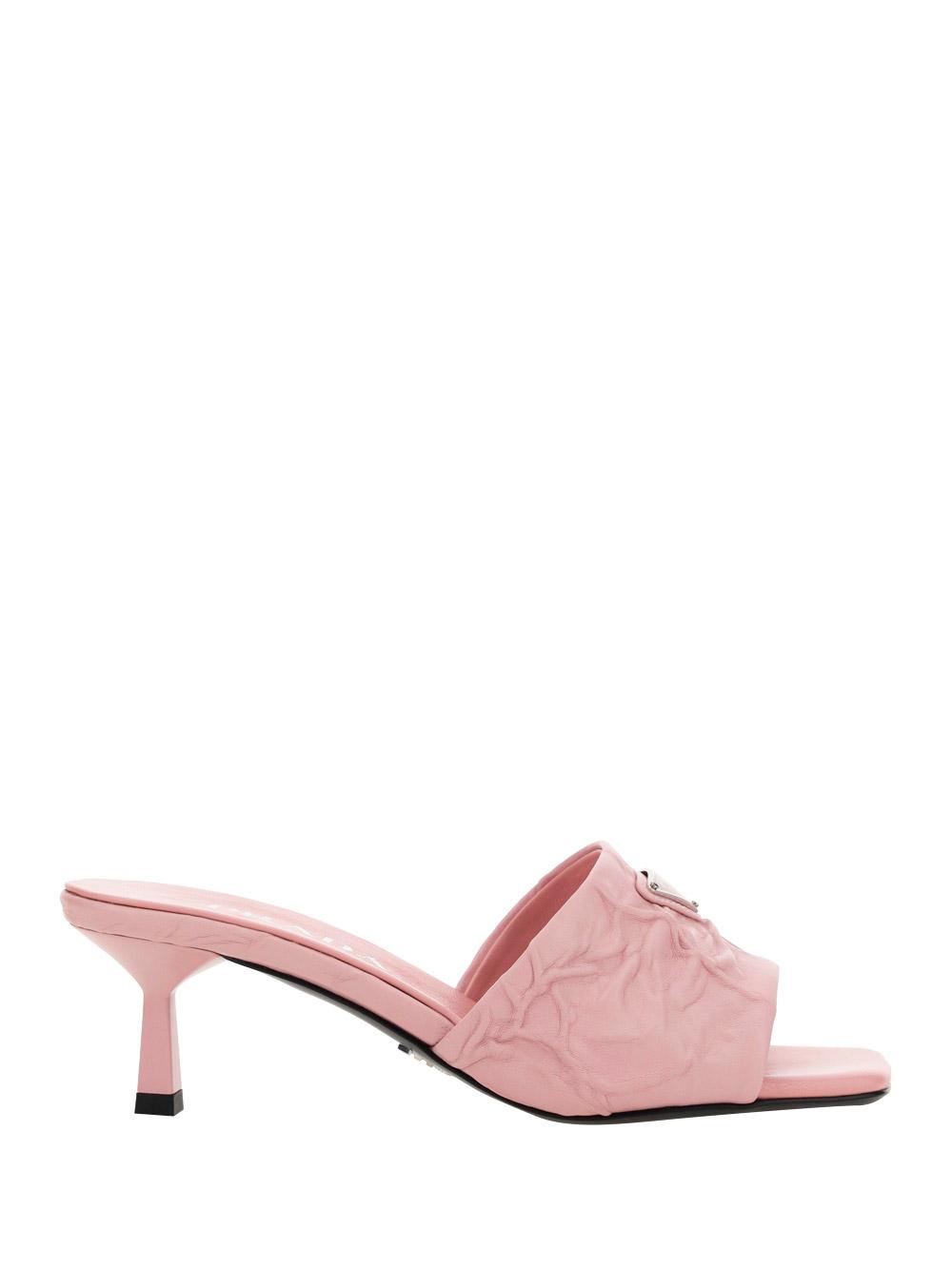 Prada Sandals in Pink | Lyst