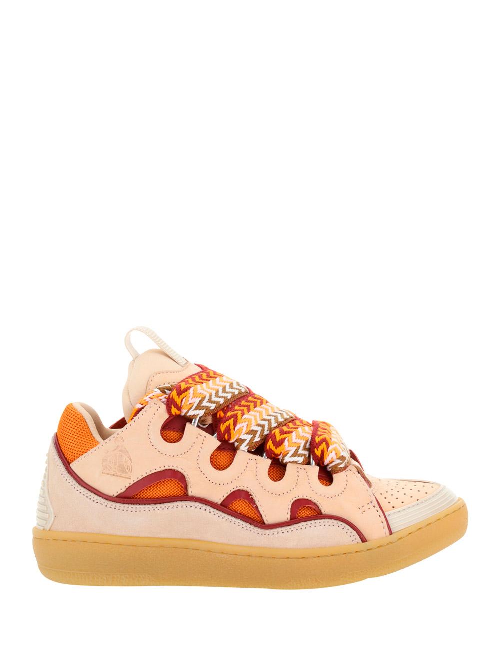 Lanvin Curb Sneakers in Orange | Lyst display picture 1