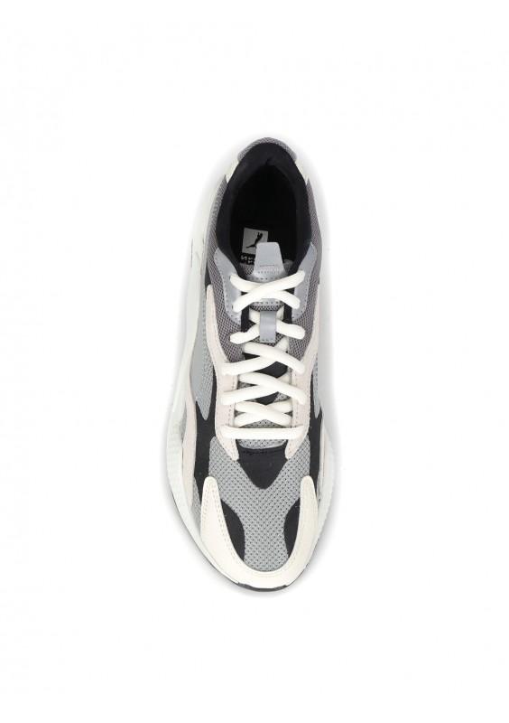 PUMA Leather Rs-x3 Puzzle Limestone Whisper White Sneaker for Men | Lyst