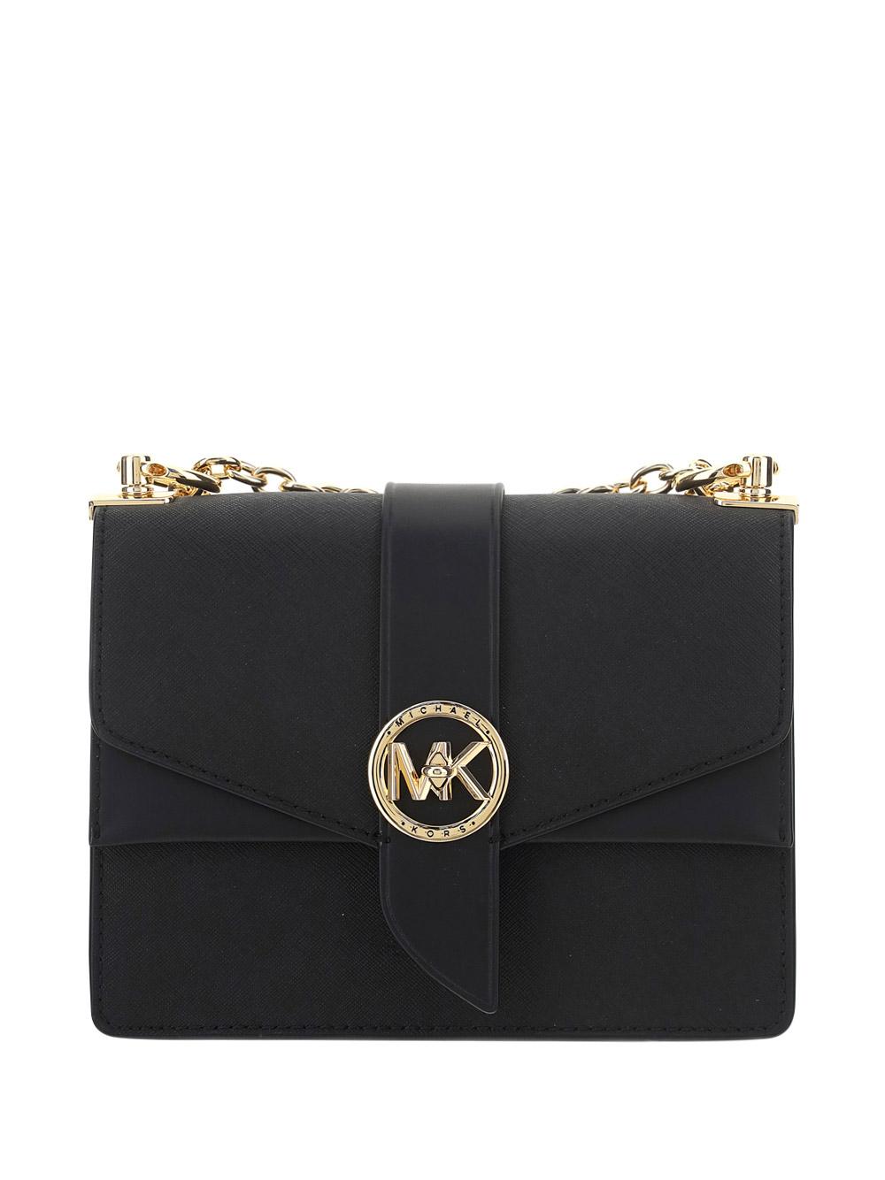 Michael Kors Greenwich Shoulder Bag in Black Lyst