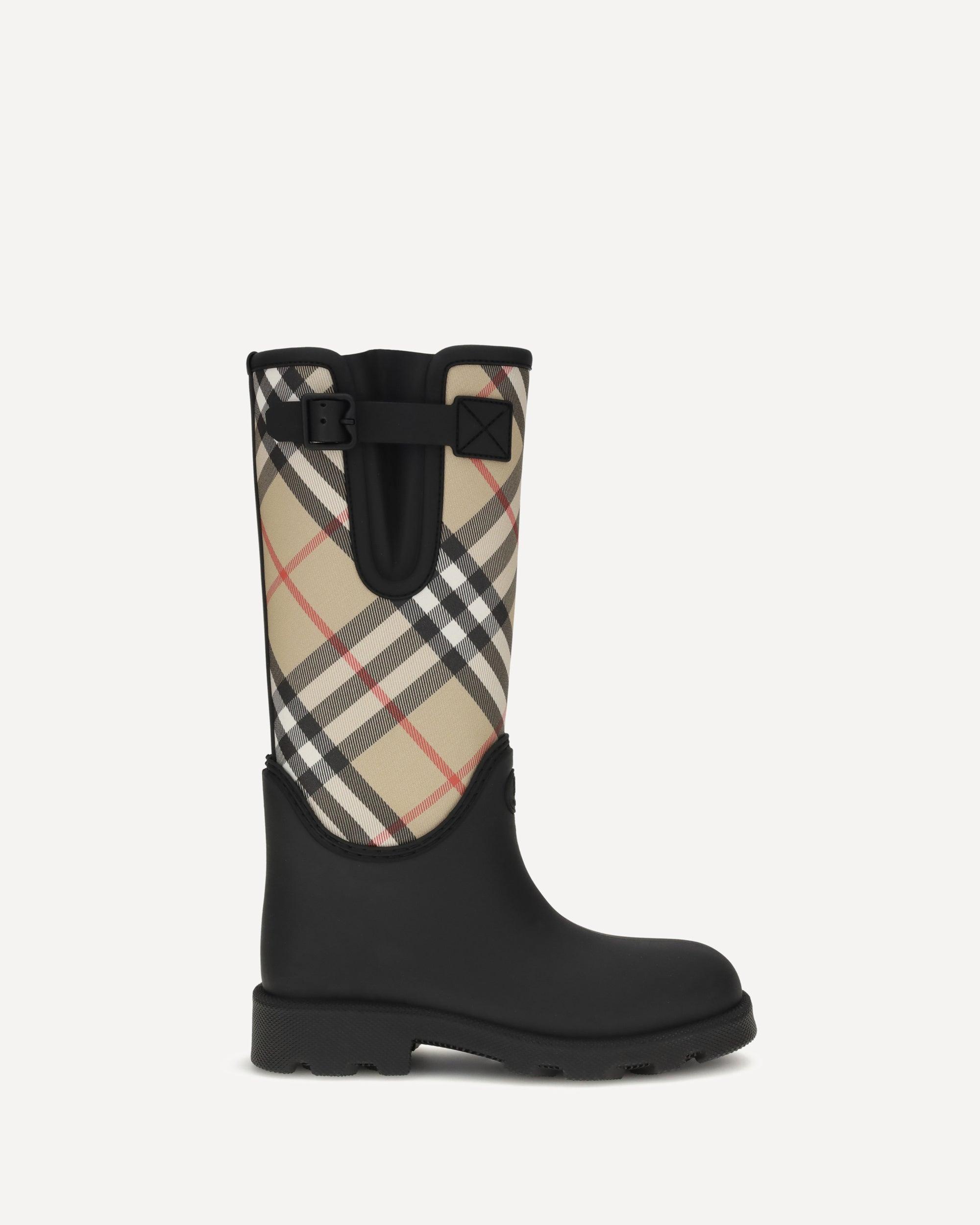 ミドルブーツ BURBERRY  Burberry Boots Women Rubber Black 2E592E26-3F57-47CF-82CC-