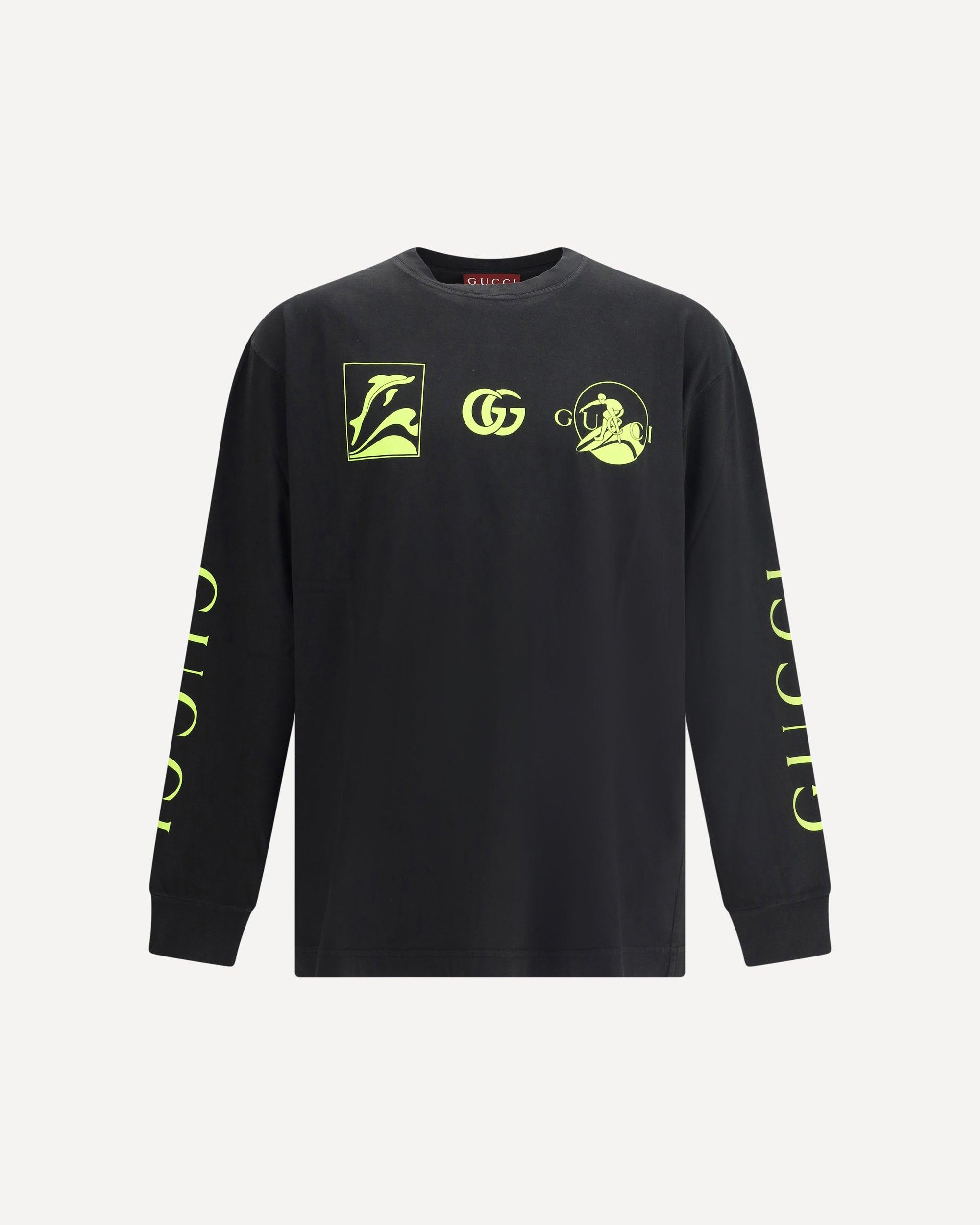 【送料&関税込】Gucci Long Sleeve Jersey Men's Gucci Long-sleeve t-shirts | Lyst