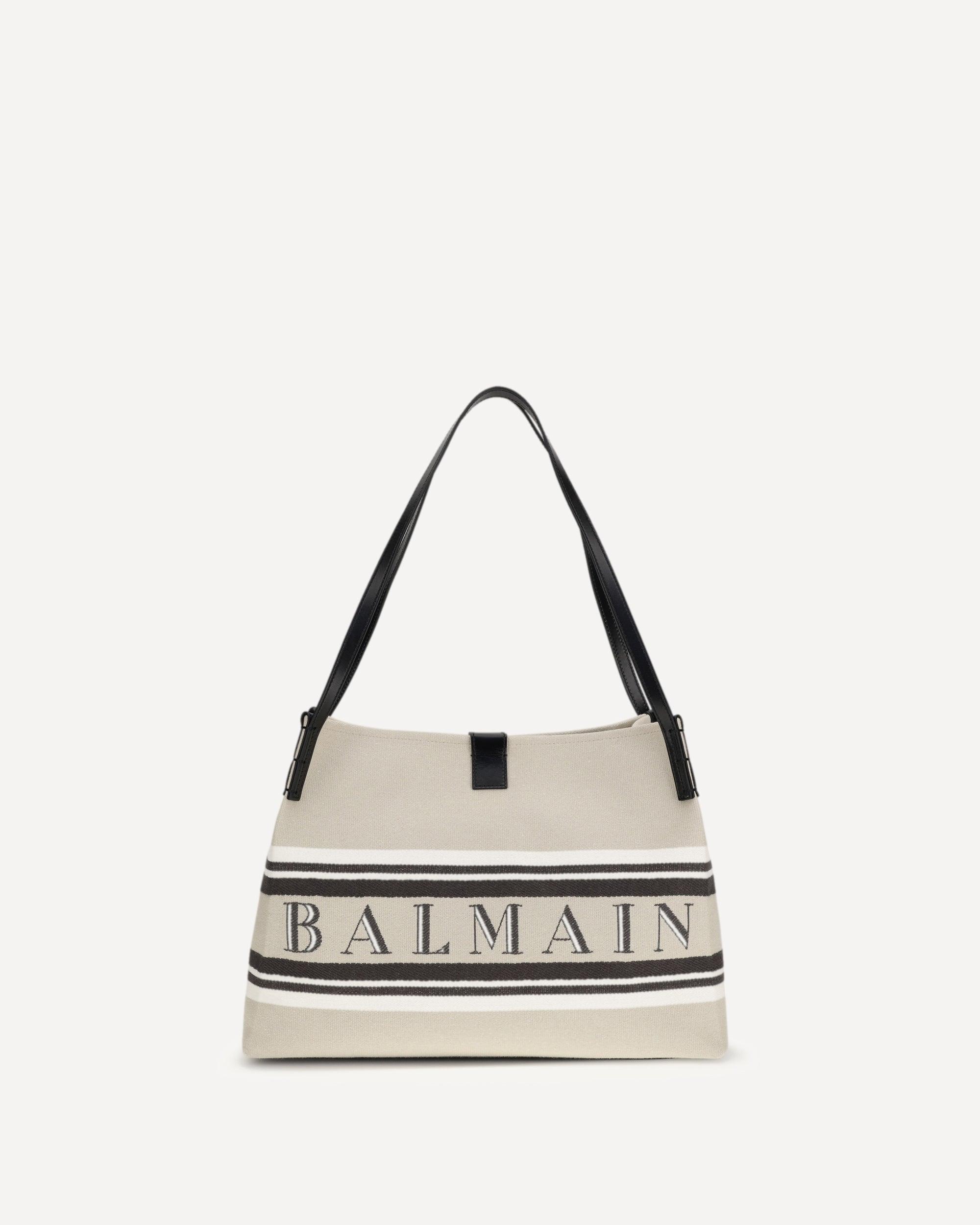Balmain Release Shoulder Bag in White | Lyst