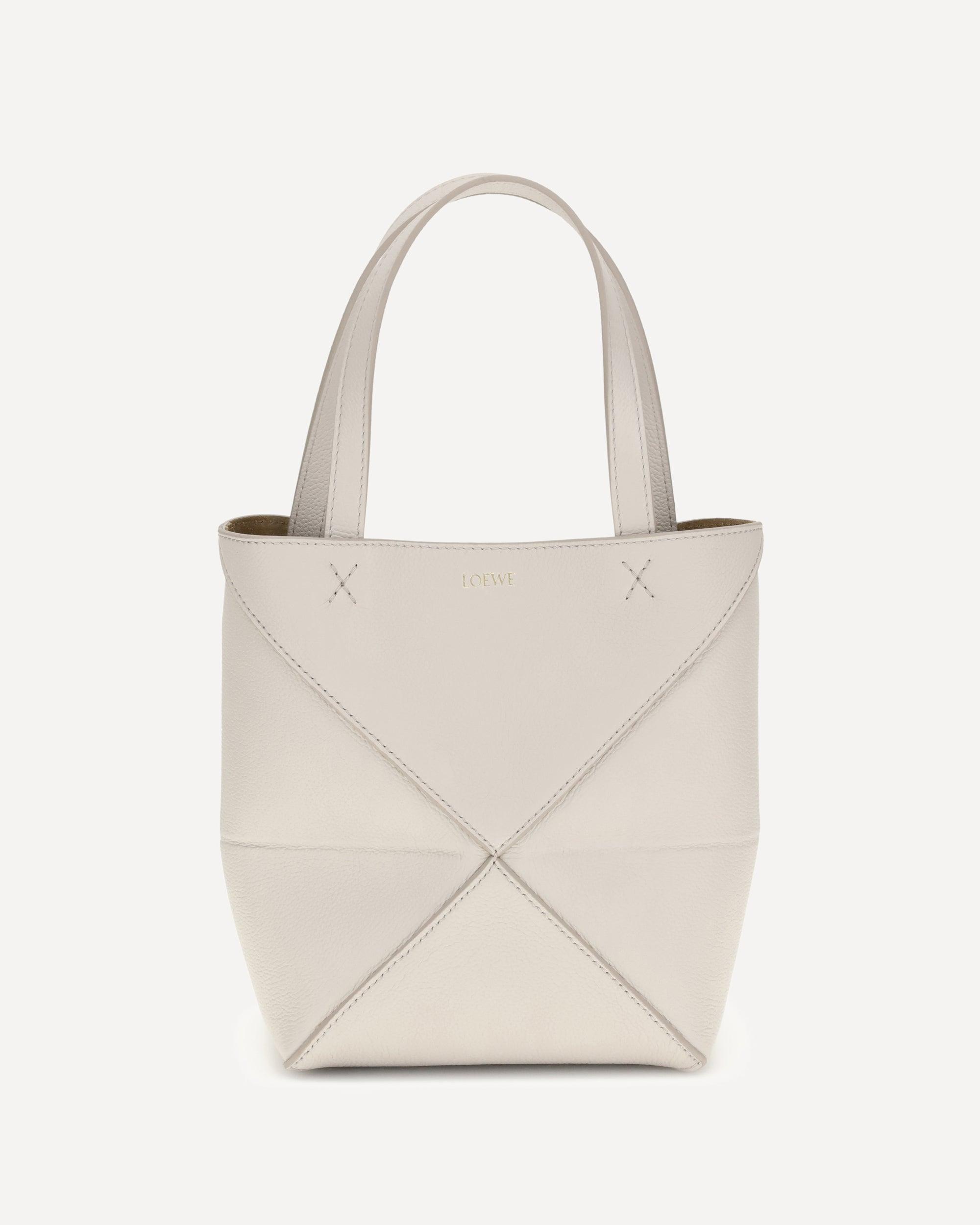 LOEWE ホワイトレザー ハンドバッグ org.jpg