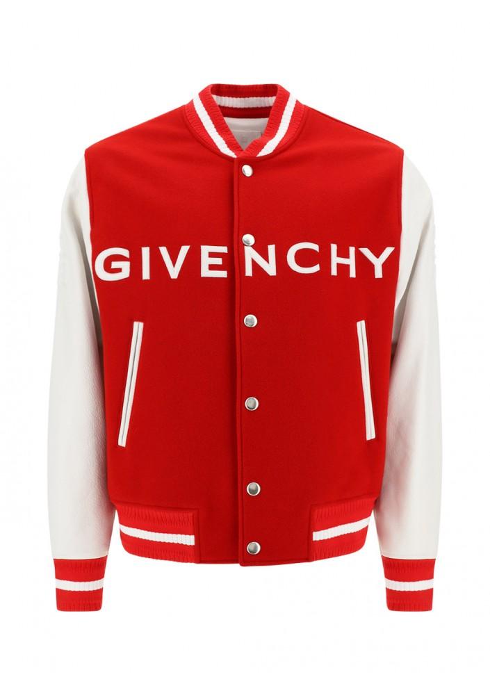 Givenchy Varsity College Jacket in Red for Men Lyst
