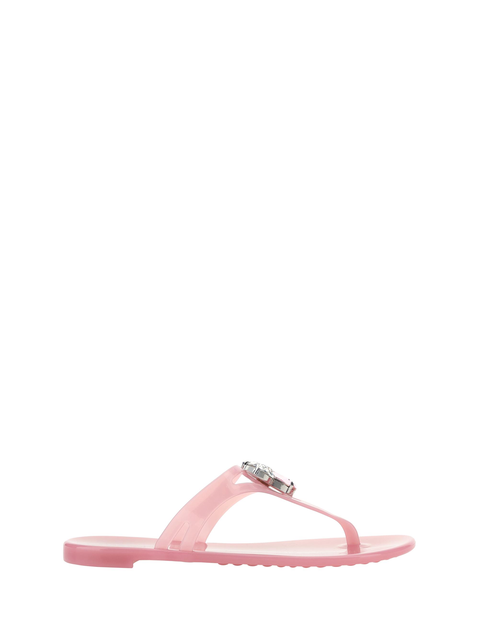 Pink sales beach sandals